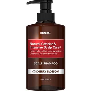 KUNDAL Caffeine Shampoo Cherry Blossom Naturlig shampoo Mod hårtab 500 ml - 500 ml