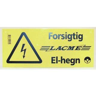 Advarselsskilt til Lacmé elhegn 2 stk