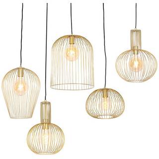 Sæt med 5 design hængende lamper guld - Ledninger