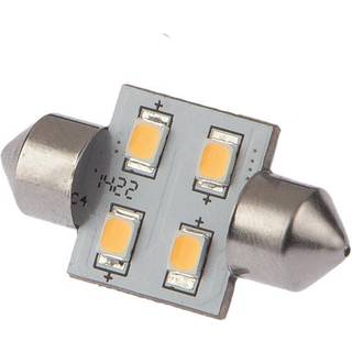 LED-pære NauticLED, 10 - 30 V, 0.7 W, Ø16 x 31 mm, Pinol, med varm hvidt skær, 1-pack