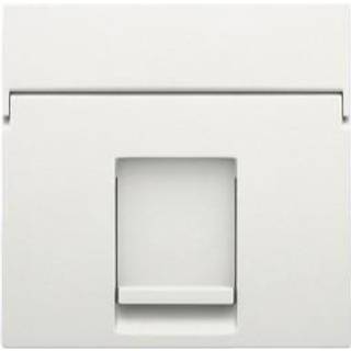 Afdækning til dataudtag 1x RJ45, white