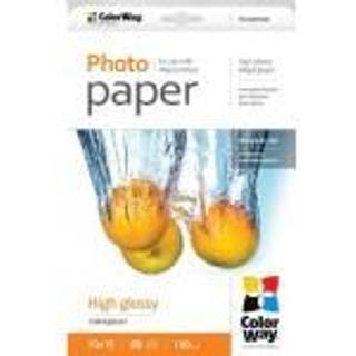 ColorWay - photo paper - high-glossy - 50 sheet(s) - 100 x 150 mm - 180 g/m²