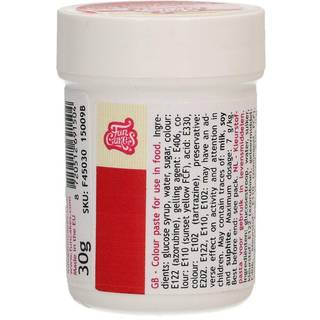 Pastafarve Julerød - 30g, FunColours