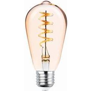 Forever Light Retro LED-pære med glødetråd Guld, E27 ST64 4W 2000K 250lm