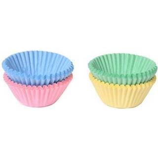 Mini Muffinsforme 4 pastelfarver 100 stk