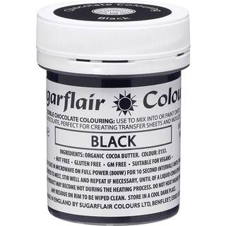Chokoladefarve Black – 35g, Sugarflair Uden E171