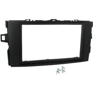 Monteringsram 2-din set Toyota Auris 2007-2013 Svart