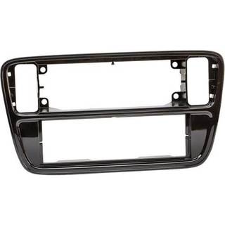 Radioramme 1DIN Piano Blank Sort - VW UP / Seat Mii / Skoda Citigo Årg. 2011->2017 - Hurtig levering