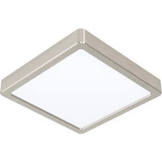 EGLO FUEVA 5 plafond 210x210 mm, 3000K, børstet stål