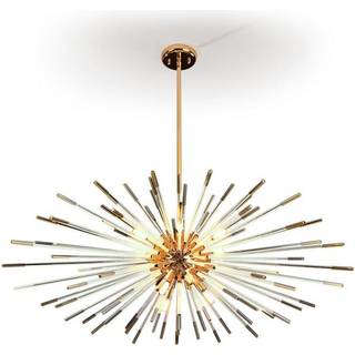 Schuller Valencia Glas hængelampe Evasion, Messing/guld, Stue/spisestue, Metal
