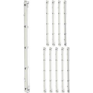 Fordelspakke 10x Noxion LED Vandtæt lysrender Armaturhus Poseidon V2.0 | Egnet til 1x120cm LED Lysrør