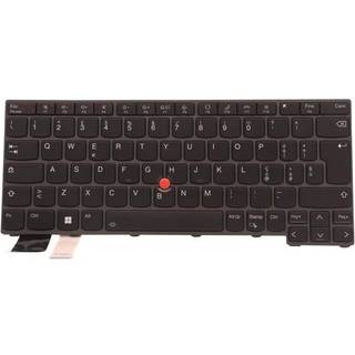 Lenovo Lite-On - notebook replacement keyboard - with Trackpoint - Italian - black - Bærbar tastatur - til udskiftning - Italiensk - Sort