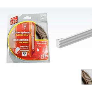 Tætningsliste flex K, brun, selvklæbende, dækker 2-3 mm - 7,5 meter