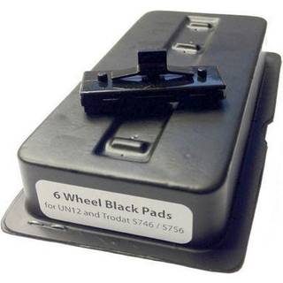 Trodat Udskiftning bl?kpuder til nummerer sort - ref 11314 (pakke 5)