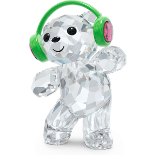 Swarovski Kris Bear Just Dance Ornament Multi Colored Crystal fra Kris Bears Collection