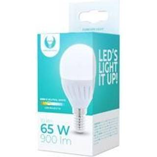 LED-pære E14, G45, 10W, 230V, 4500K, Keramisk, Neutral Hvid