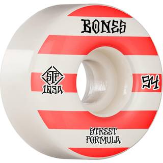Bones Wheels Skateboard Hjul Patterns STF 103A 54mm White V4 Wide 4-pak