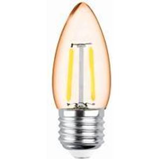 Forever Light Retro LED-pære med glødetråd Guld, E27 C35 2W 2200K 180lm