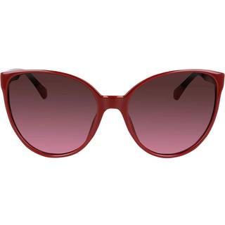 Calvin Klein Kvinde CKJ21619S 680 Solbriller Acetat Rød Rosa Cat Eye Skygge