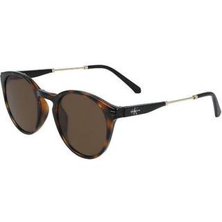 Calvin Klein Unisex CKJ20705S 235 Solbriller Injiceret Havana Brun Rund Normal Fotokromatisk