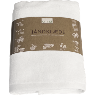 Frotté Håndklæde, White, 70x140 cm