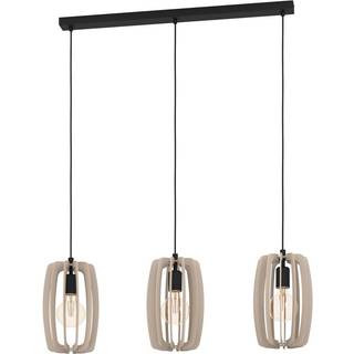 EGLO Bajazzara Langbord 3L E27 Sort/Sand