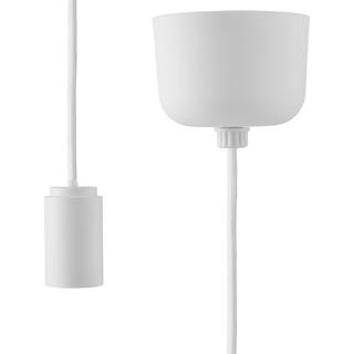 Normann Copenhagen Puff ledning med loftkop 2,5 m Hvid