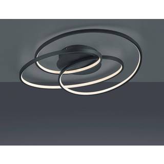 Gale LED-loftlampe, 60 cm, mat sort