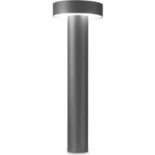 Ideal Lux vejlampe Tesla antracit, aluminium, højde 60 cm