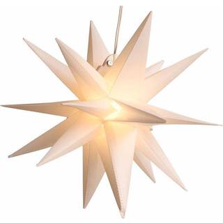 DGA Led Stjerne Med Timer 6/18 Hvid60x60x60cm - 25041006 ✓ På lager - klar til levering og afhentning