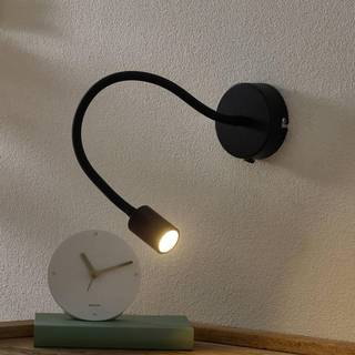 Focus fleksibel LED-væglampe, sort