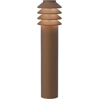 Bysted Garden Pullert Lang Corten med anker - 2700 Kelvin - Anker (skal fastgøres i beton)