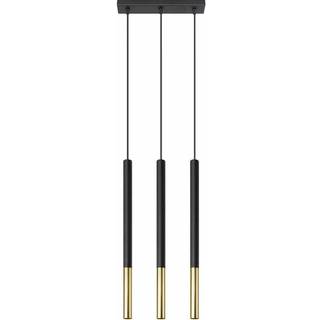 Hængende lampe MOZAICA 3L sort/guld