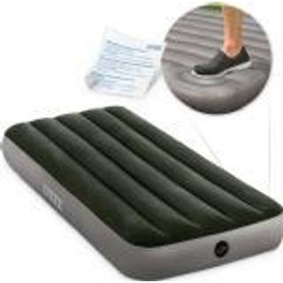 Intex Jr. Twin Dura-Beam Downy luftmadras med fodpumpe - 191 x 76 cm