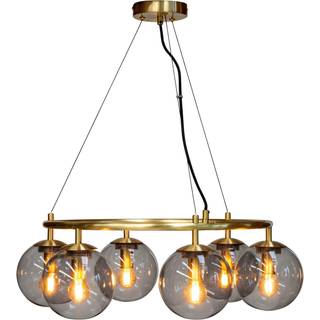 Dyberg Larsen Como Loftlampe Rund med 5 Kupler Messing