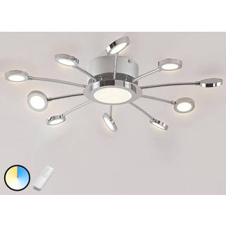 Forkromet loftlampe Meru, CCT