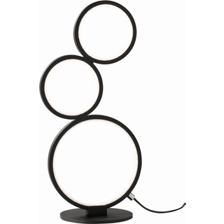 Trio Lighting Rondo bordlampe m/3-trins-dæmp - sort/45 cm