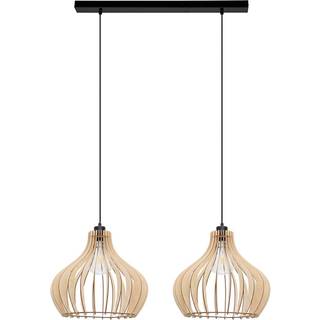 Hængelampe Faje Envostar, dæmpbar, Lyst træ, Stue/spisestue, Træ, Skandinavisk