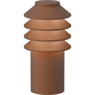 Bysted garden aluminium lav led basemonteret ekskl. adapter