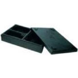 Termokasse EPP med 3 rum 455x320x105mm sort