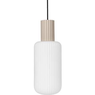 Broste Copenhagen Lolly pendel Sand/Hvid/Ø16 cm