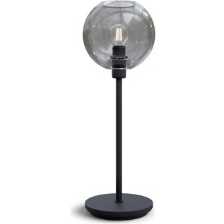 Gloria Bordlampe - Sort Struktur/Røgfarvet - Belid