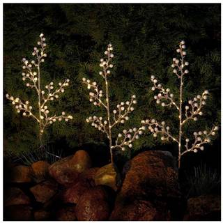 Trio LED lystræer 75 x LED - Batteridrevet - 200 cm