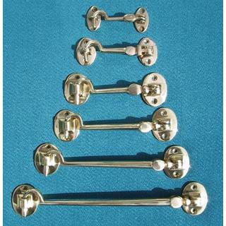 Kyner Beslag Kahytskrog D606 Raslefri Messing Poleret med lak 100 mm