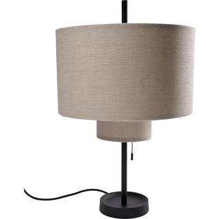 New Works - Margin Bordlampe Beige Canvas