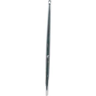 Rælingsstøtte, rustfrit stål, 2 huller, Ø25.4 mm, 450 mm