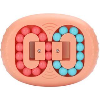 Fidget toys - Puzzle Beads, orange, oval