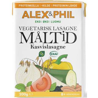 Alex&Phil 2 x Øko Babymad Vegetarisk Lasagne