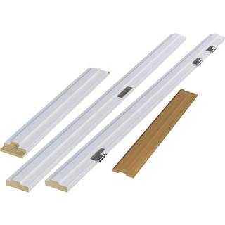 Swedoor karm til BD30 branddøre med bundstykke i bøg, 147 mm, hvid - 78,6 x 208,9 cm (8x21), højre