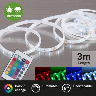 Til udendørs brug - RGB LED-strip Ora med fjernbetjening